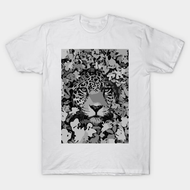 Tiger x Flowers T-Shirt by Playful Creatives